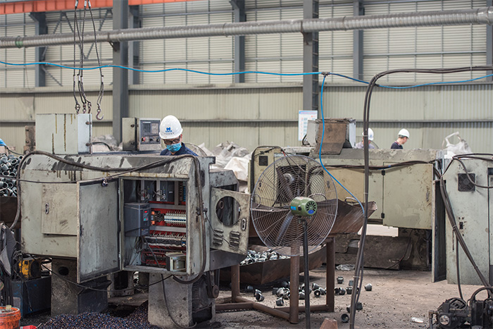 三明网架配件-锥头加工车间